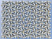 Relief J3 Nougat von Frans Blok - Fotos, Kunst und weitere Wanddekoration Miniaturansicht