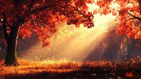 Scène d'automne sous un soleil radieux&quot ;