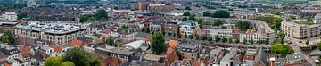 Vue panoramique depuis la Grote Kerk de Breda sur I Love Breda