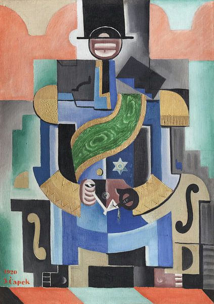 Josef Čapek, Afrikanischer König - 1920 von Atelier Liesjes