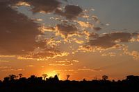 Spectaculaire zonsondergang