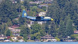Blue Angels Lockheed C-130J Hercules Fat Albert. von Jaap van den Berg