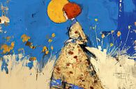Women Painting by Eye catching paintings thumbnail