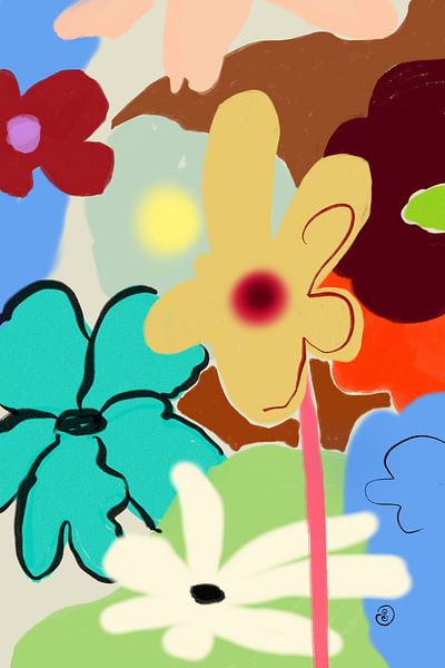 LAUTE BLUMEN TANZEN von Sandra Poliakov