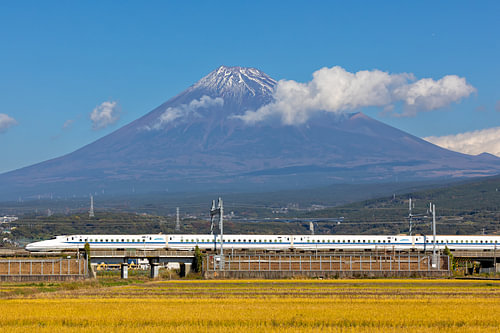 Shinkansen du mont Fuji