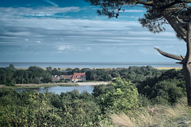 Terschelling in Schichten – Blick auf Grünflächen, Dünen und das Wattenmeer von Elianne van Turennout