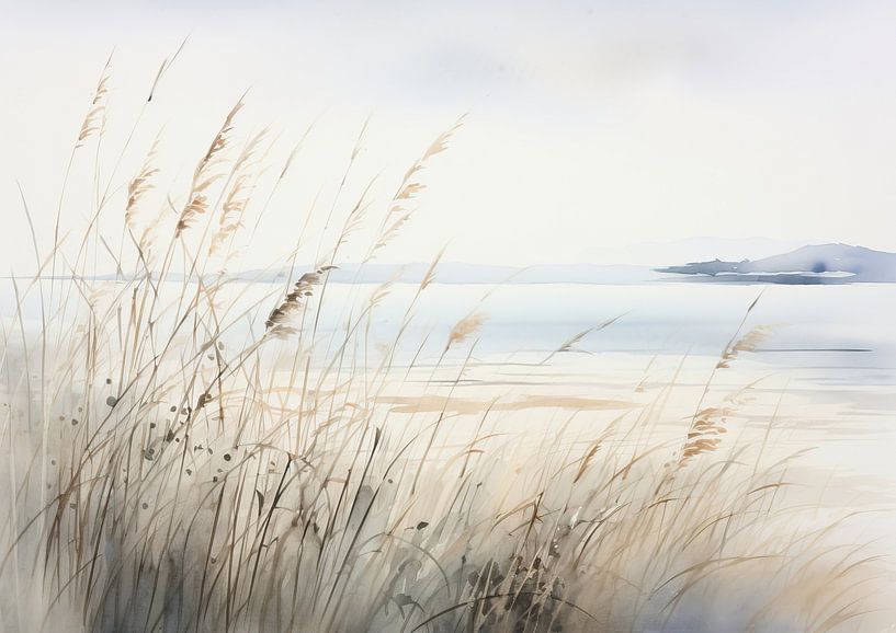 Gräser und Meer | Gräser Meer von Blumen Studio