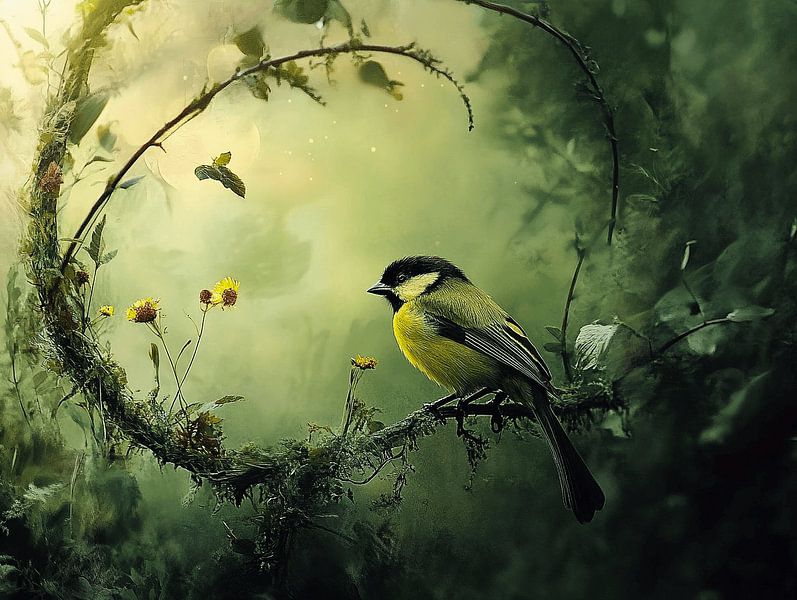 Entre rosée et rêve vert par Karina Brouwer