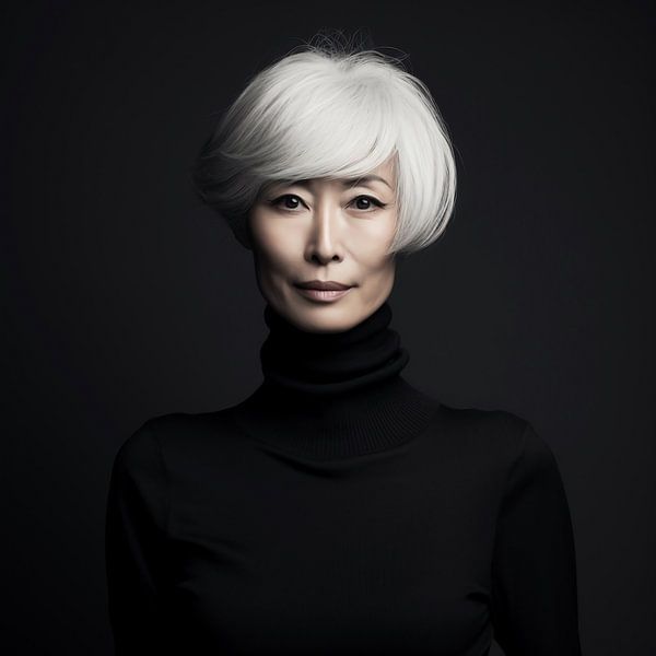 Portrait von fernlichtsicht