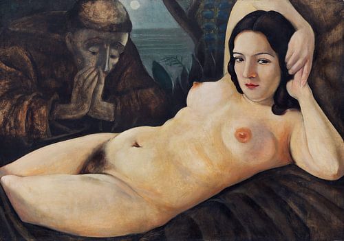Vision de saint Antoine à Padoue (diptyque) - 1 de 2, Anita Rée, 1930
