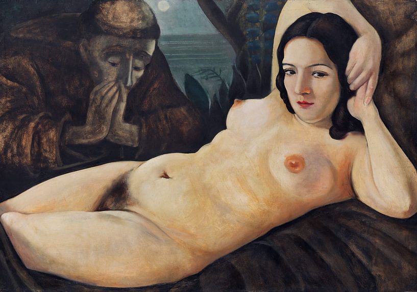 Vision of Saint Anthony in Padua (diptych) - 1 of 2, Anita Rée, 1930 by Atelier Liesjes