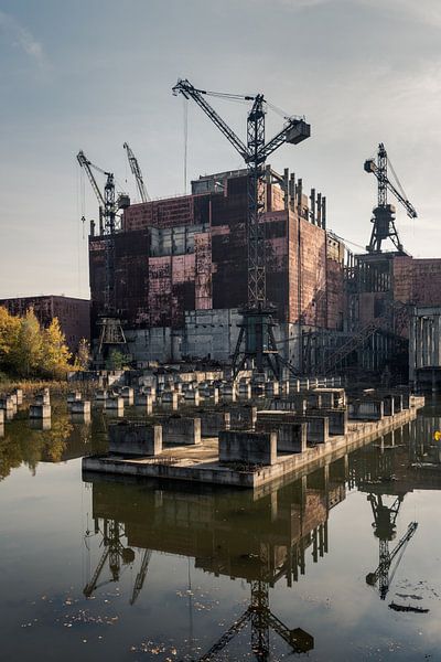 Unité 5 inachevée de la centrale nucléaire de Tchernobyl par Robert Ruidl