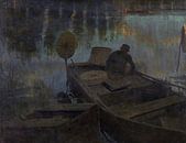 Fisherman in the moonshine, Charles Mertens by Atelier Liesjes thumbnail