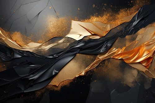 Abstracte luxe donkere kunst