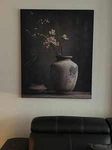 Ländliches Stillleben mit Blumen