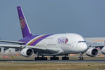 Take-off Thai Airways International Airbus A380-800. van Jaap van den Berg