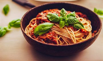 Illustratie van pasta in een kom van Animaflora PicsStock