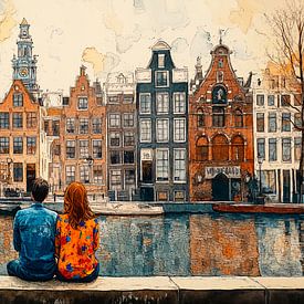 Sightseeing in Amsterdam by Harry Hadders Design