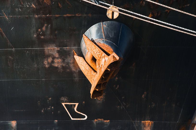 Een zeeschip in rust van scheepskijkerhavenfotografie