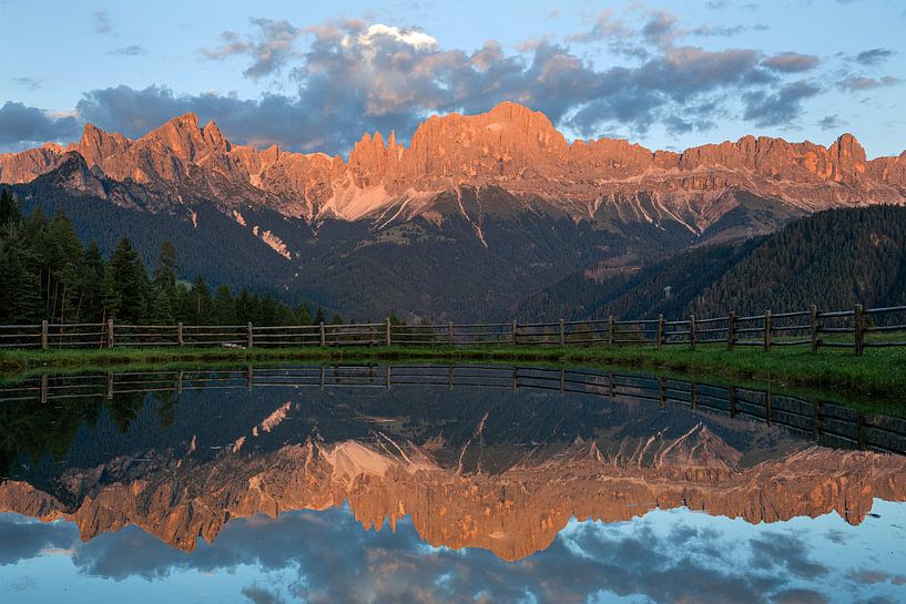 Wuhnleger Weiher, Rosengarten, Zuid-Tirol, Italië van Alexander Ludwig