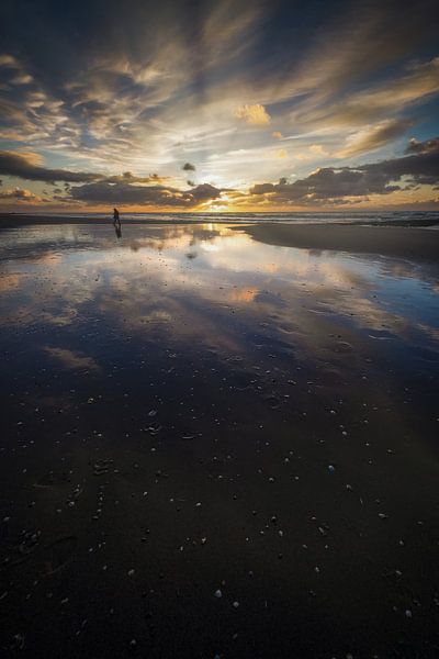 The beach of texel in the winter by marvin kranenburg