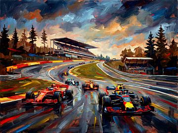 Art de la Formule 1 à Spa-Francorchamps