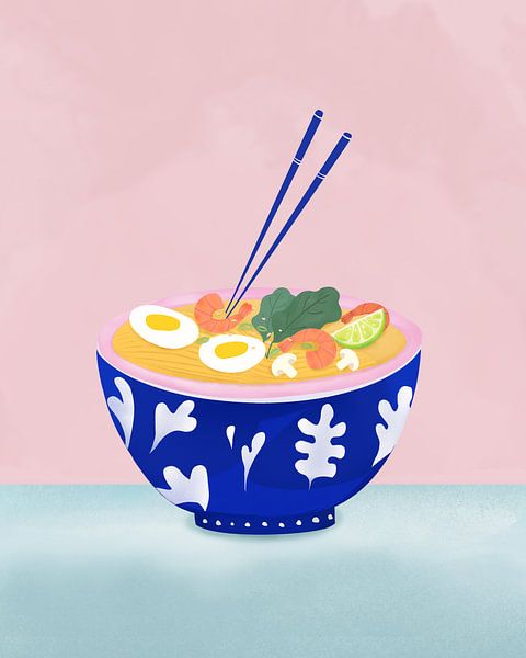 Ramen Bowl van Petra Lizde