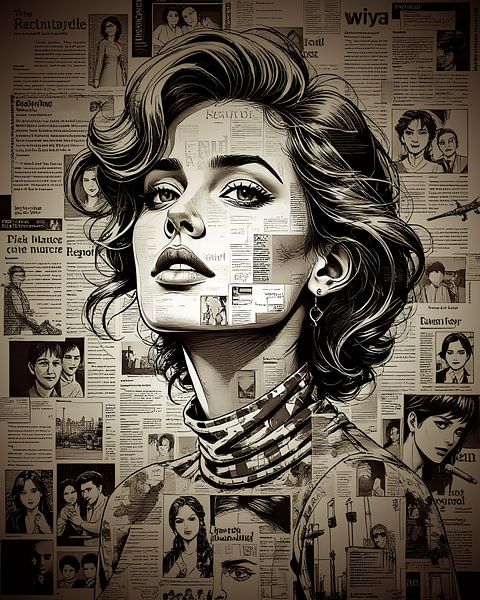 Fusion in speciale sepiatinten van Jean Pierre