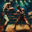 A Vivid Depiction of Boxing's Glory by Jan Keteleer (JanKé): A Journey Beyond the Canvas thumbnail