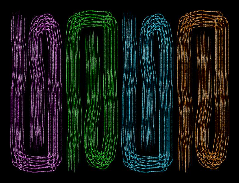 Abstrakte Kunst von Liona Toussaint