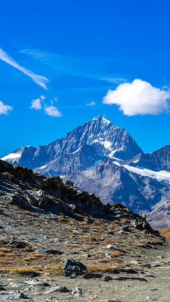 Hiking in the mountains near Zermatt by Jessica Lokker