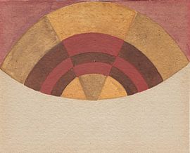 Halve cirkel (1917) van Sophie Taeuber-Arp