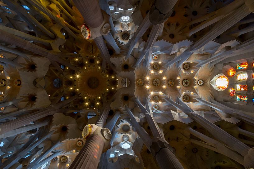 Prachtige Sagrada Familia van Guido Akster