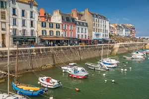 Hafenpromenade von Douarnenez, Bretagne