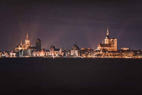 Stralsund in the evening