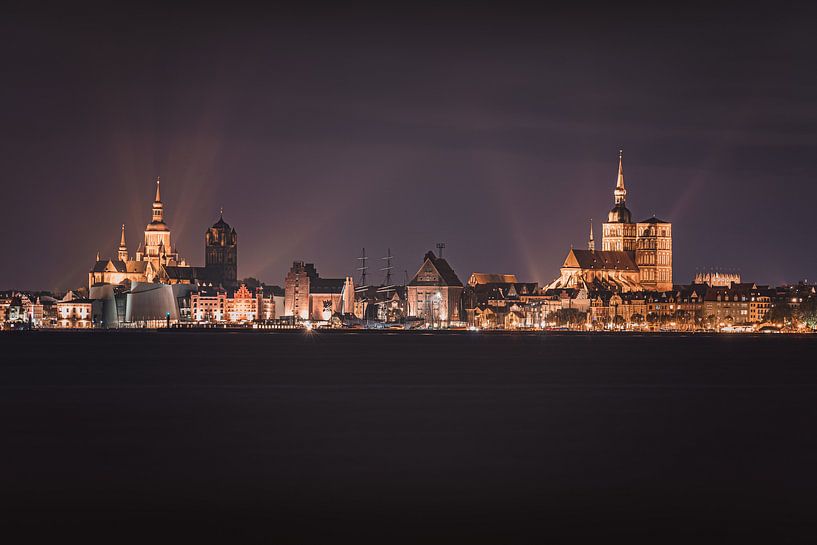 Stralsund am Abend von Sebastian Witt