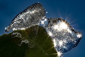 Glaces aux étoiles du soleil