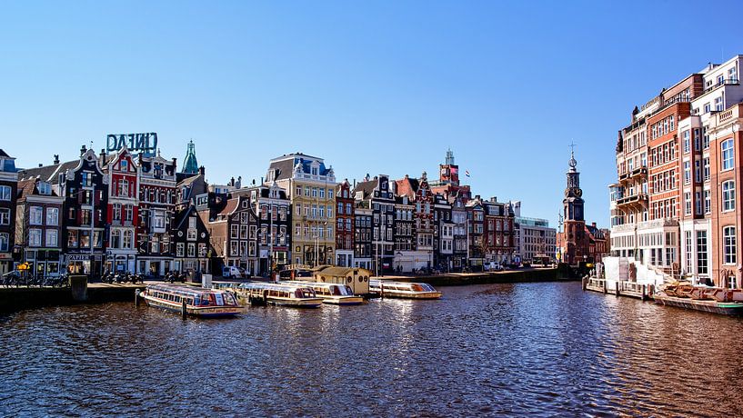 City photo Amsterdam river The Amstel Munttoren by Ipo Reinhold
