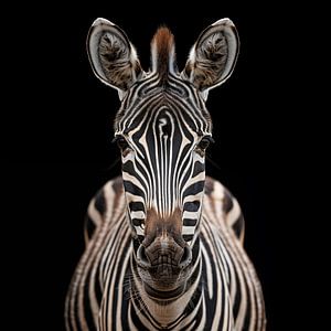 Porträt-Zebra