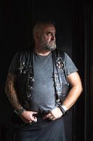 Stoere man portret