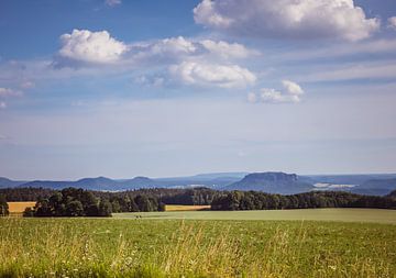 Panoramablick über die Sächsische Schweiz von Animaflora PicsStock