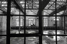 old dilapidated hall