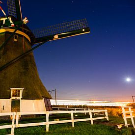 Windmolen van Hazerswoude-Rijndijk von Jack Vermeulen