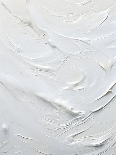 Vloeiende witte structuren in olie