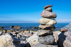Steine an der Küste der Ostsee van Rico Ködder