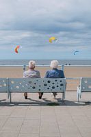 Vliegeren aan het strand van Scheveningen