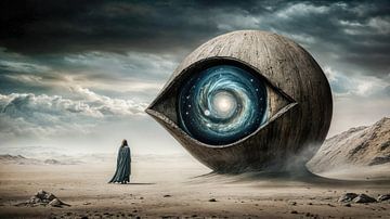 Het kosmische oog van Klaus Tesching - Art-AI