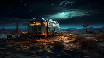 Breathtaking 4K desert night by PixelPrestige