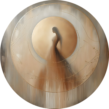 Gouden Silhouet van FoXo Art