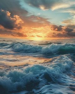 Goldene Stunde am Meer